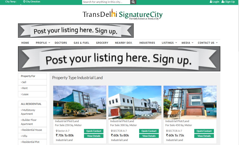 Industrial Property In Delhi Ncr